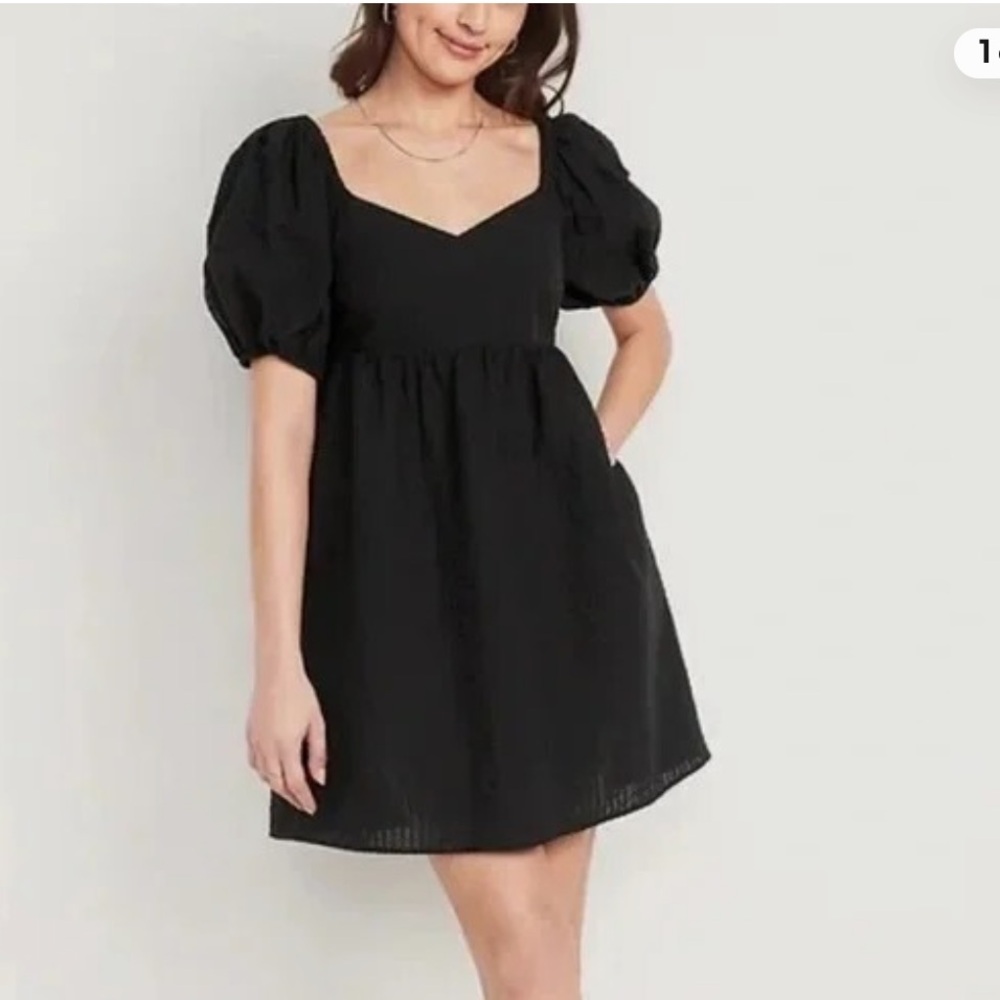 OLD NAVY PUFF SLEEVE MINI DRESS